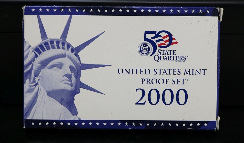 2000 Clad Proof Set U.S. Mint Original Government Packaging OGP COA #1509