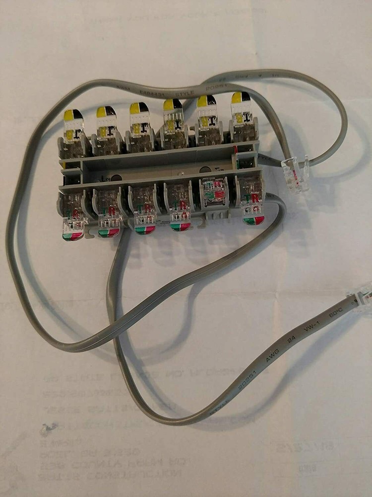 Tii Network Technologies 68M-2-2T 12 Pair Two Line Sealed Wire Termination Block