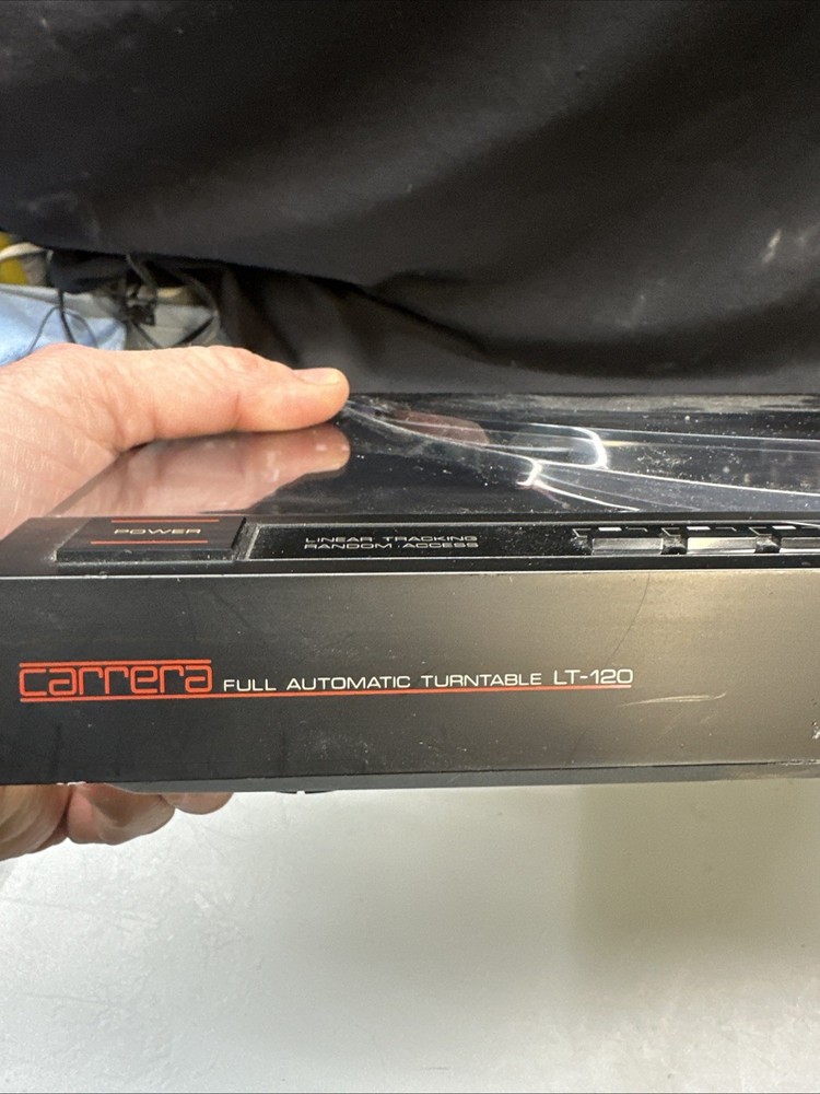 Carrera Turn Table LT 120 Black . Working Condition. Read Description