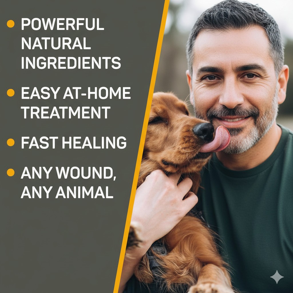 Silver Honey Spray Gel Dogs Cats Hot Spot Wound Care Antibiotic-Free 8 Oz.