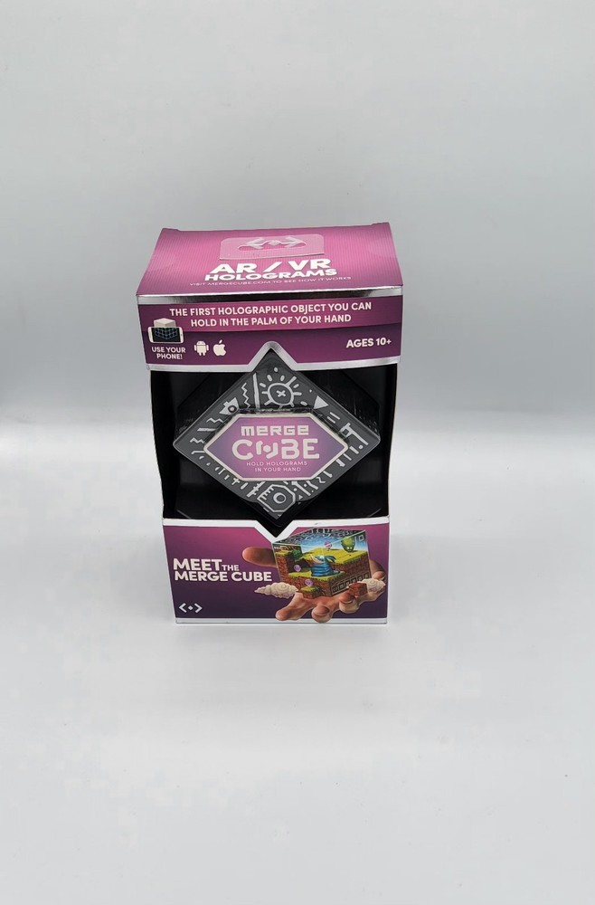 MERGE Cube Augmented Reality STEM Tool Use Your Phone AR/VR Holograms