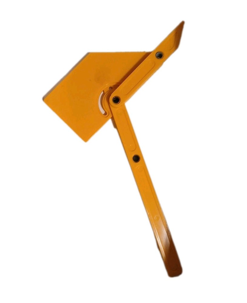 CCKL Creator Protractor Orange Plastic Adjustable