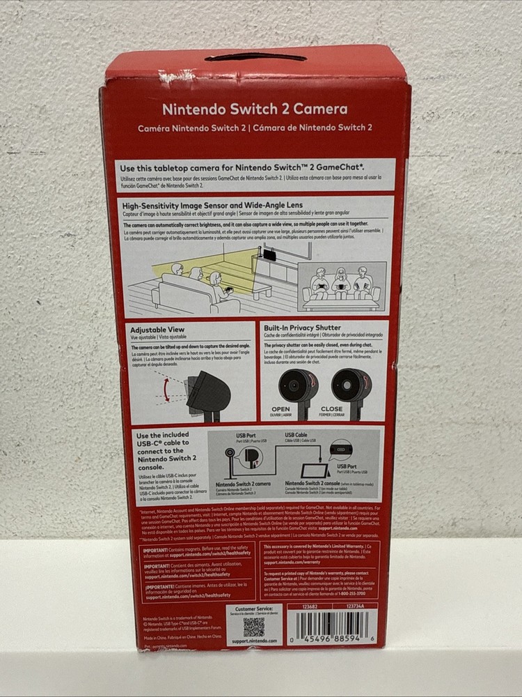 Nintendo Switch 2 Camera for GameChat New