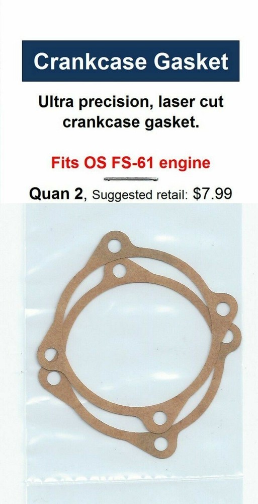 OS FS-61 Crankcase Gasket 2 Pack NIP
