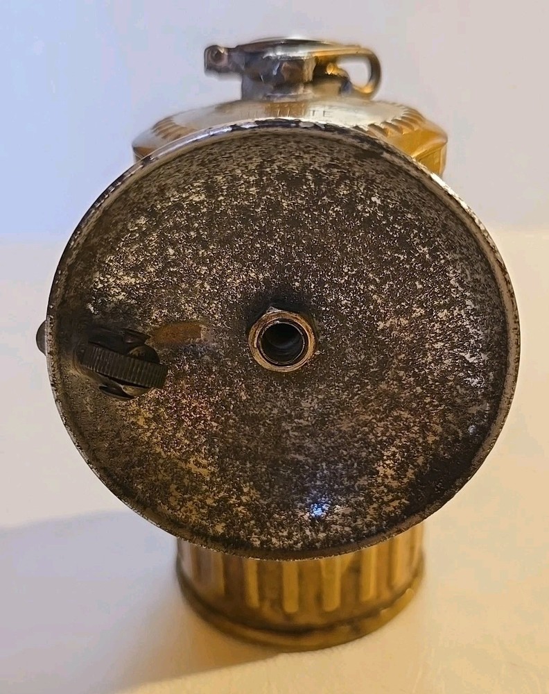 Streamlined Premier Brass Miners Lamp, Light, Made In USA