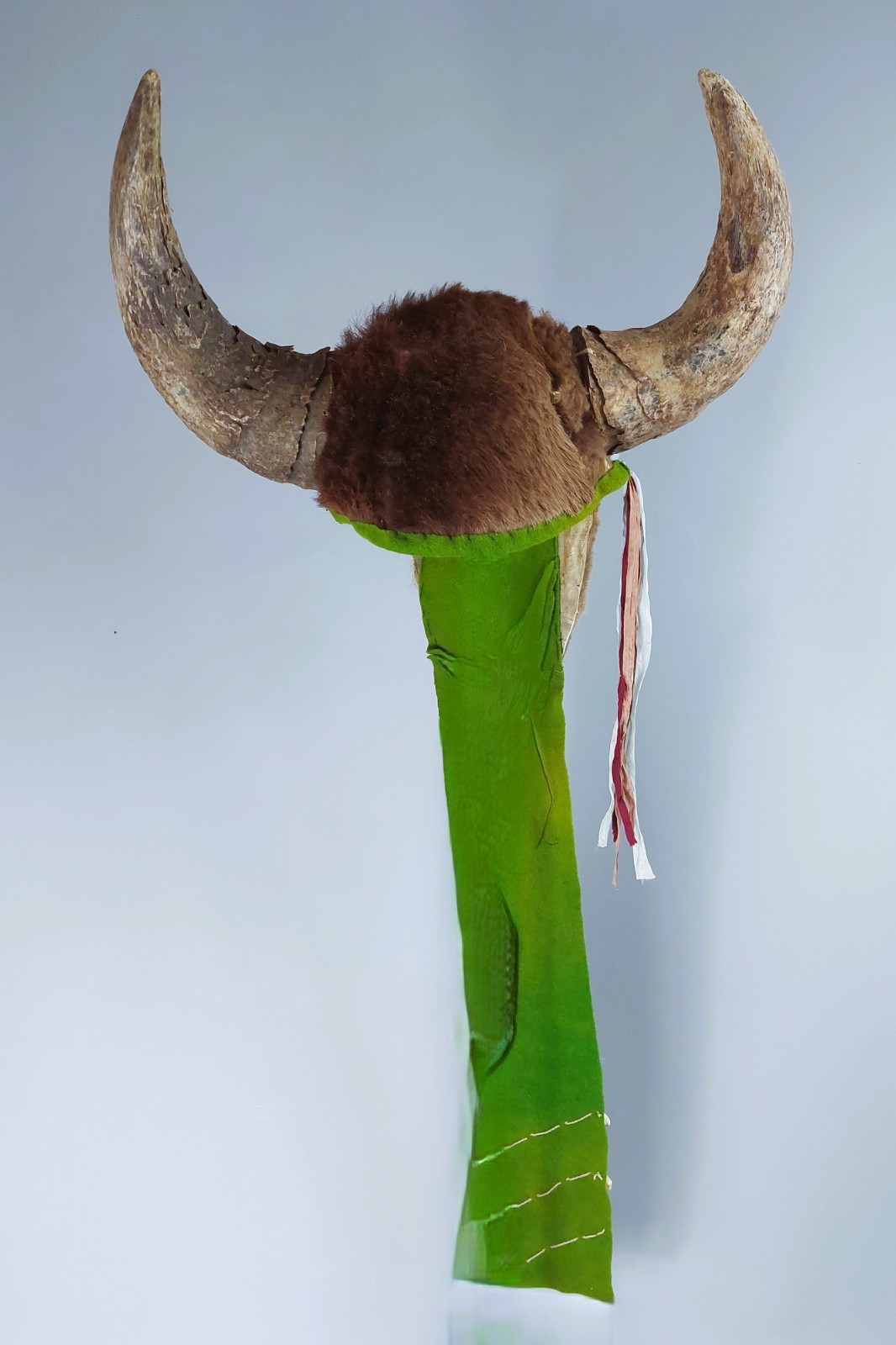 Antique Native American Southern Plains Indian; Buffalo Headdress; 19th Century