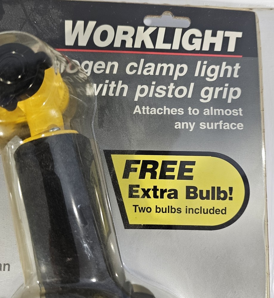 Regent Worklight Halogen clamp light with pistol grip NEW Never Opened