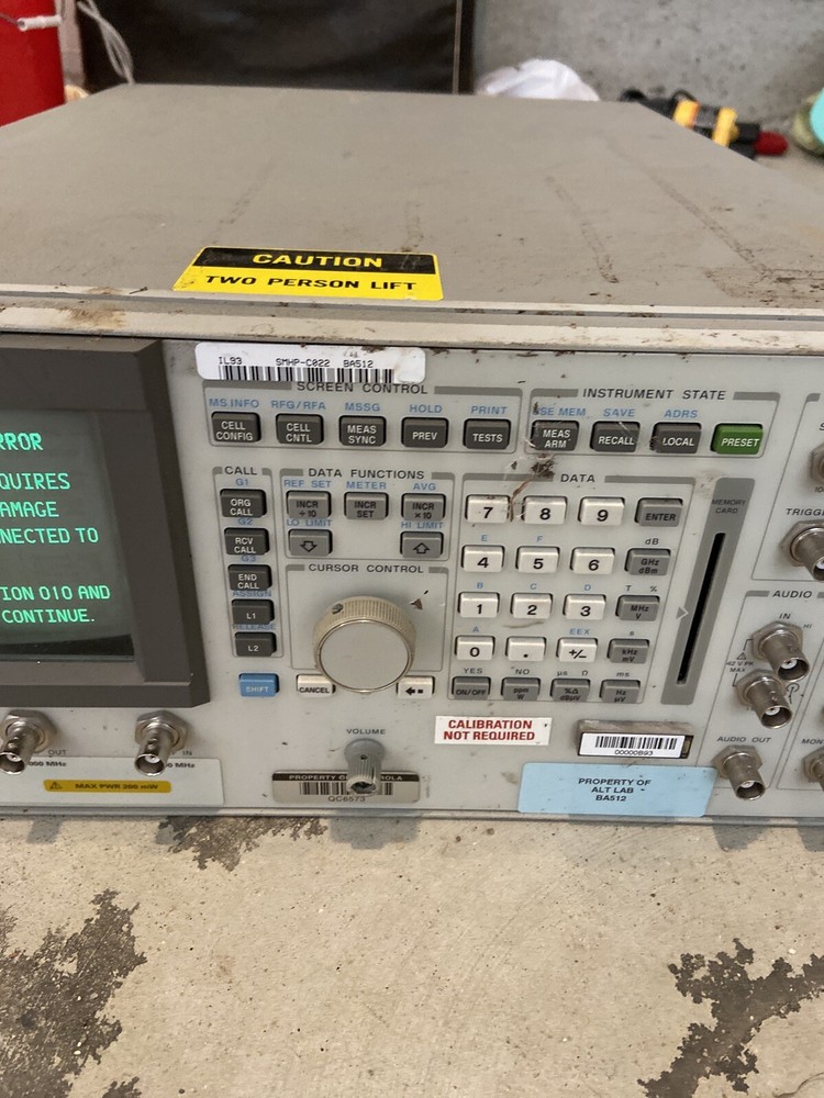 HP 8922M (Opt 10) GSM/DCS/PCS MS Test Set (IF) UNTESTED