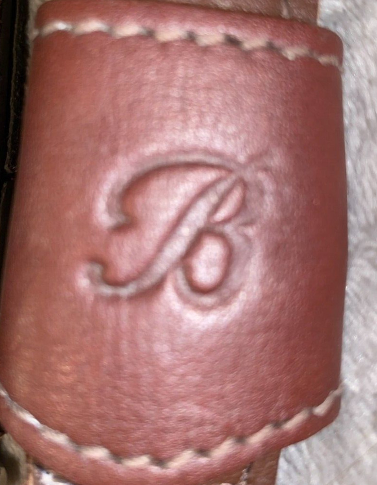 BATES BROWN LEATHER WEBBERS