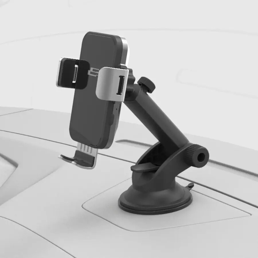 Bracketron PwrUp Qi Automatic Dash Window Vent Mount for iPhone Samsung Pixel Lg