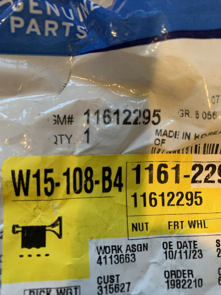 GM OEM-Axle Nut 11612295
