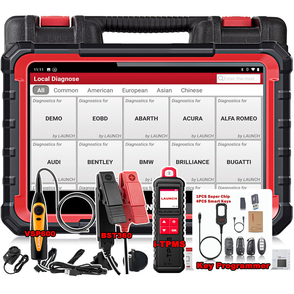 LAUNCH X431 Pro Elite V+ PRO5 OBD2 Car Diagnostic Scanner Key Programming Tool