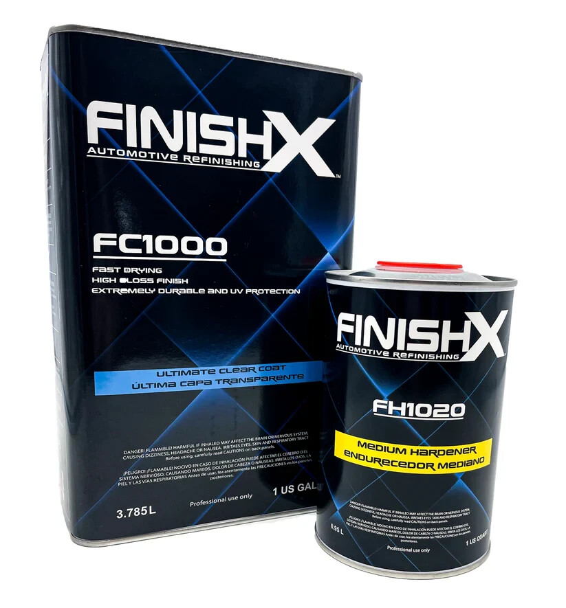 FinishX Automotive Refinishing Ultimate Clear Coat (FC1000 - 1 Gallon) 4:1 Kit w