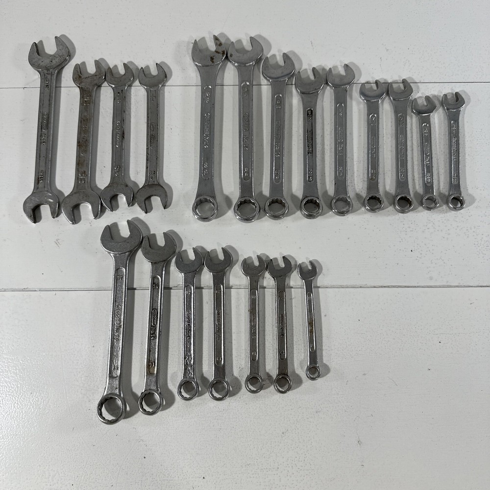 Gedore Spanner Assorted Wrenches Metric SAE Open End and Combination India Tools
