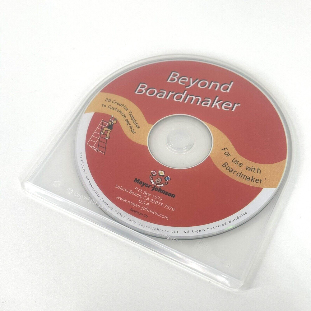Beyond Boardmaker CD Disc - Mayer-Johnson - New - FREE SHIP