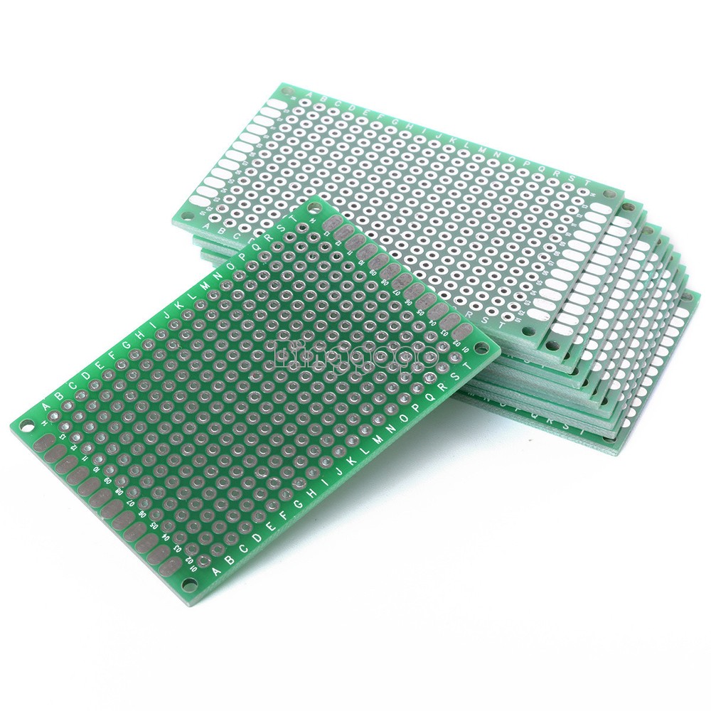 5pcs Double Side Prototype PCB Tinned Universal Breadboard 4x6cm 40mmx60mm FR
