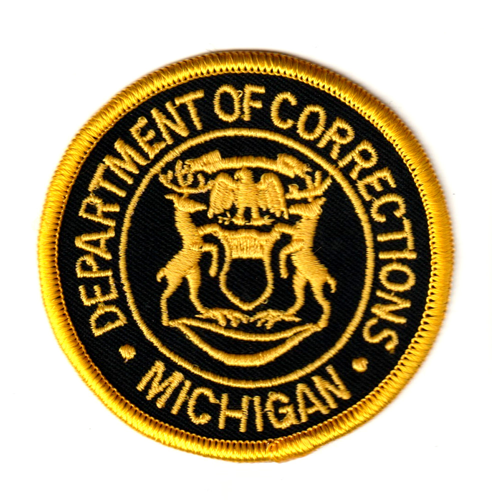 Michigan Department of Corrections Patch 3"
