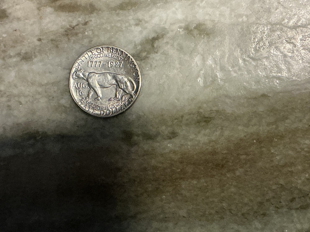 1927 Silver Vermont Commemorative Half Dollar BU