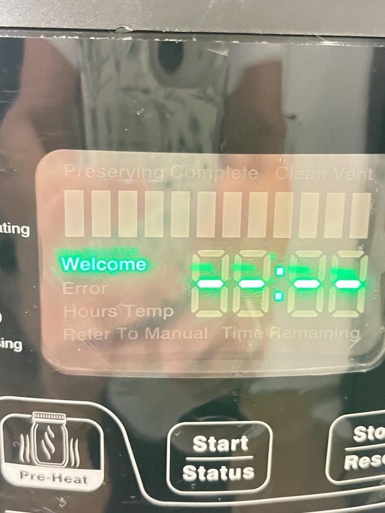 Ball FreshTech Automatic Home Canning System Silver Black