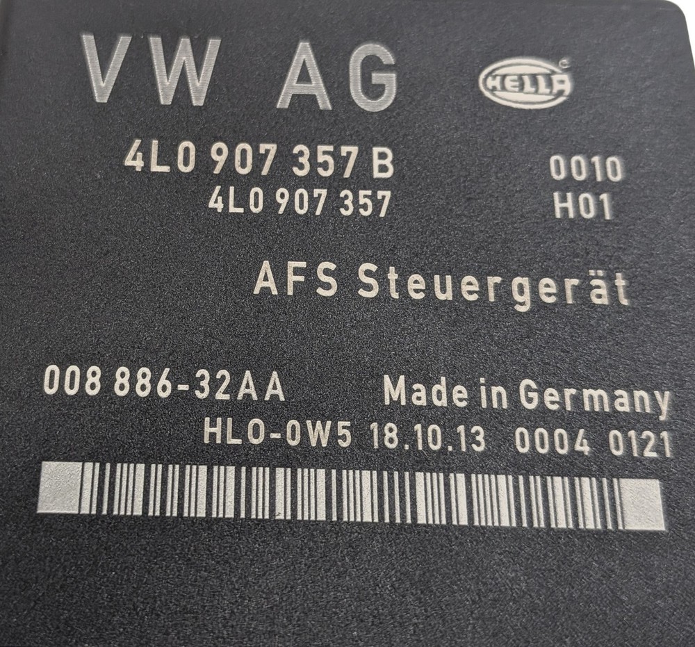 2014 AUDI Q7 PRESTIGE (4L) HEADLIGHT HEAD LIGHT LAMP AFS RANGE CONTROL MODULE