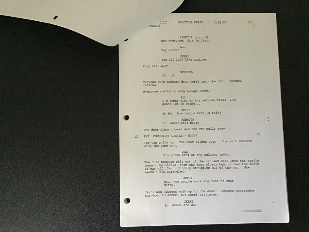 Strangers With Candy Two Parter Cult Shooting Draft Script- Comedy Central 2000