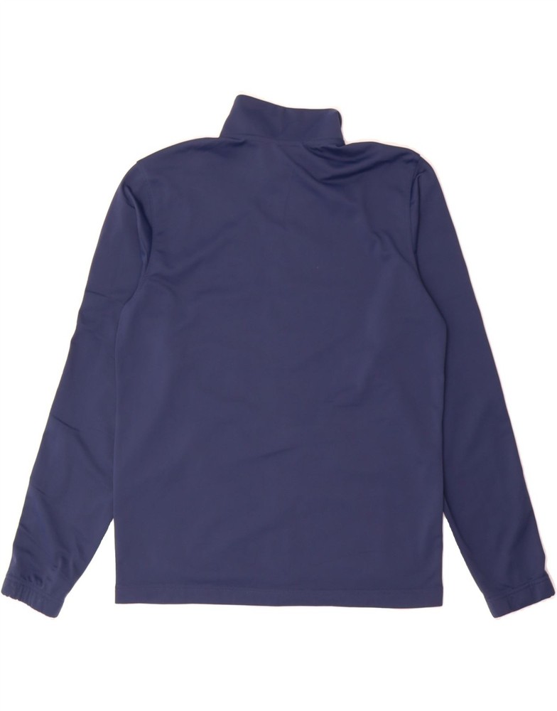 NIKE Mens Tracksuit Top Jacket Medium Navy Blue Polyester CH09