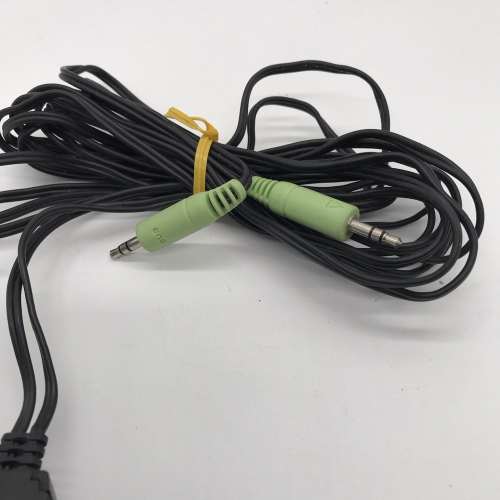 Creative Wired Volume Controller 6ft Long 3.5mm Audio Jacks Black