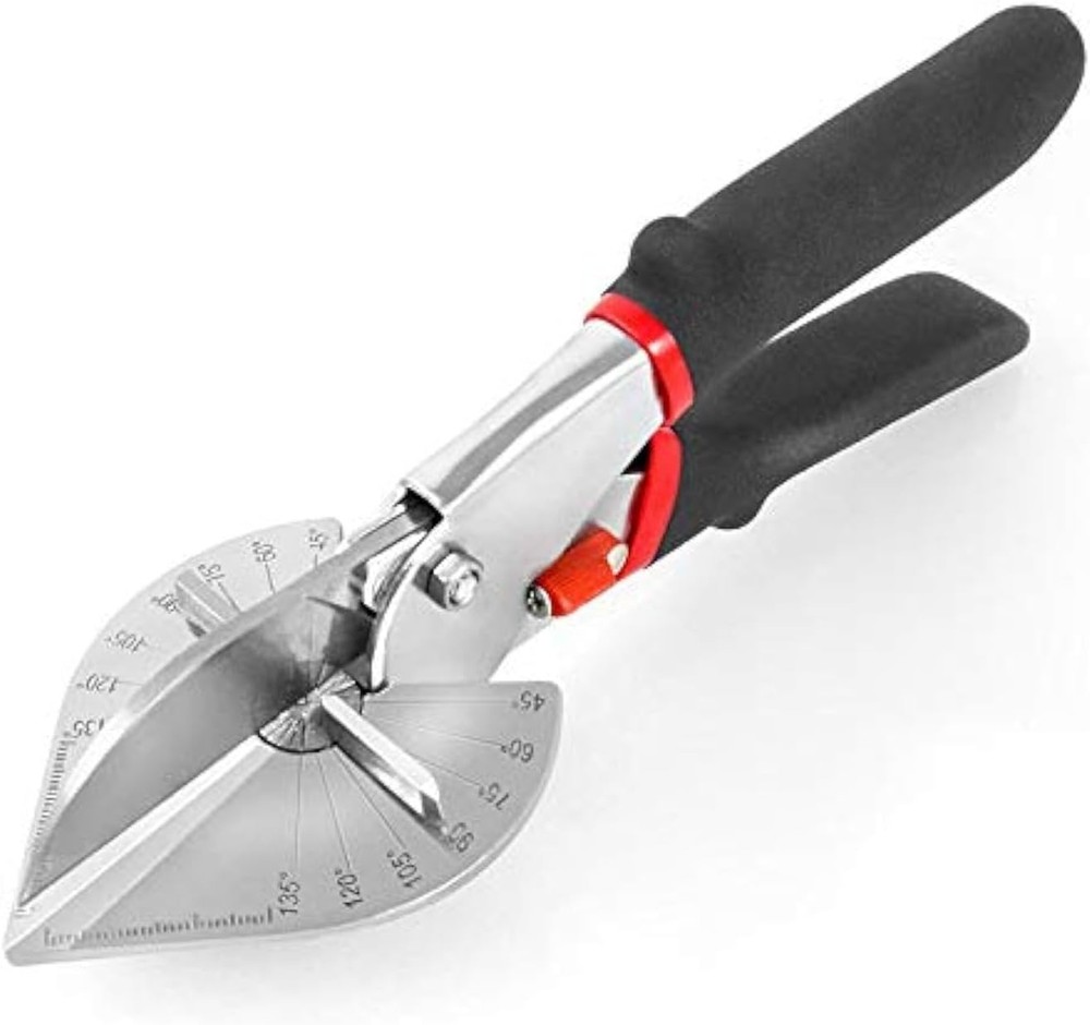 Multi Angle Miter Shear Cutter Hand Tools,45-135 Degree Adjustable Angle Scis...