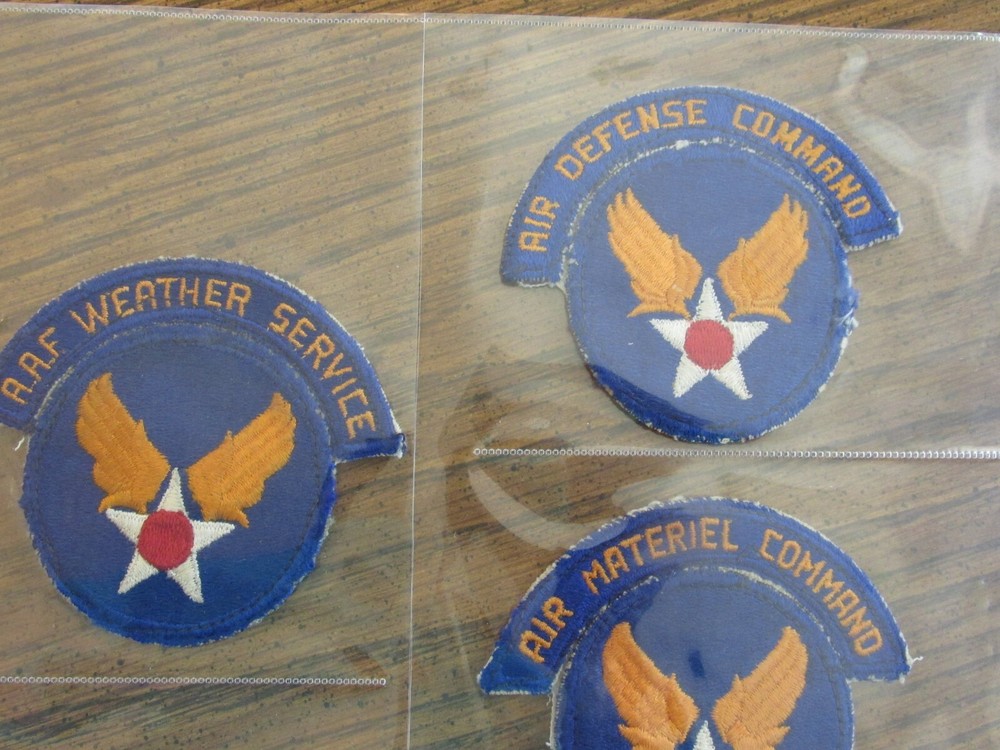 WW2 AAF 15 different Tab set Army Air Force patch lot collection