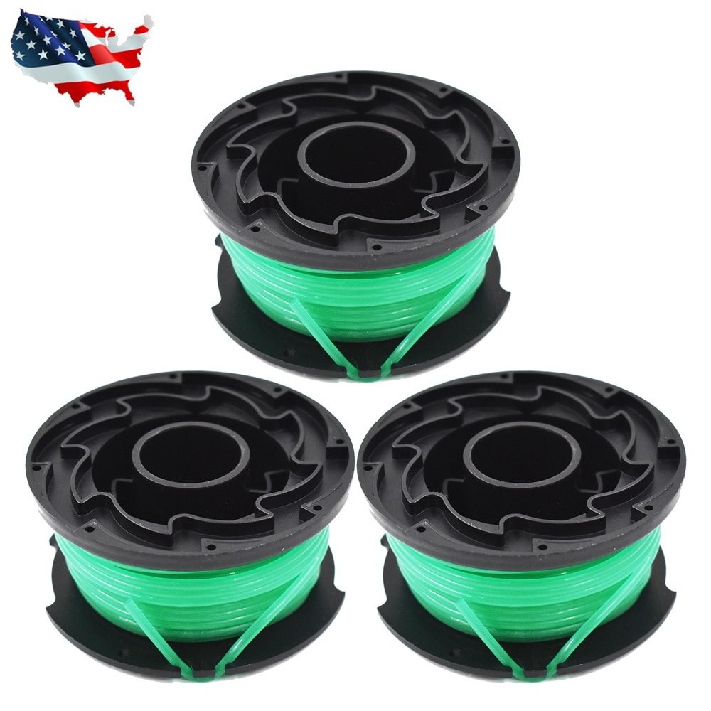 3 Pack For Black & Decker Replacement SF-080 Auto Feed String Trimmer Spool Line
