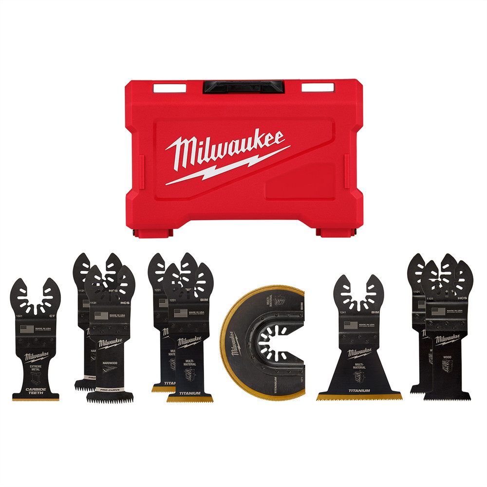 Milwaukee Tool OPEN-LOK Multi-Tool Blade Variety Kit 9PC