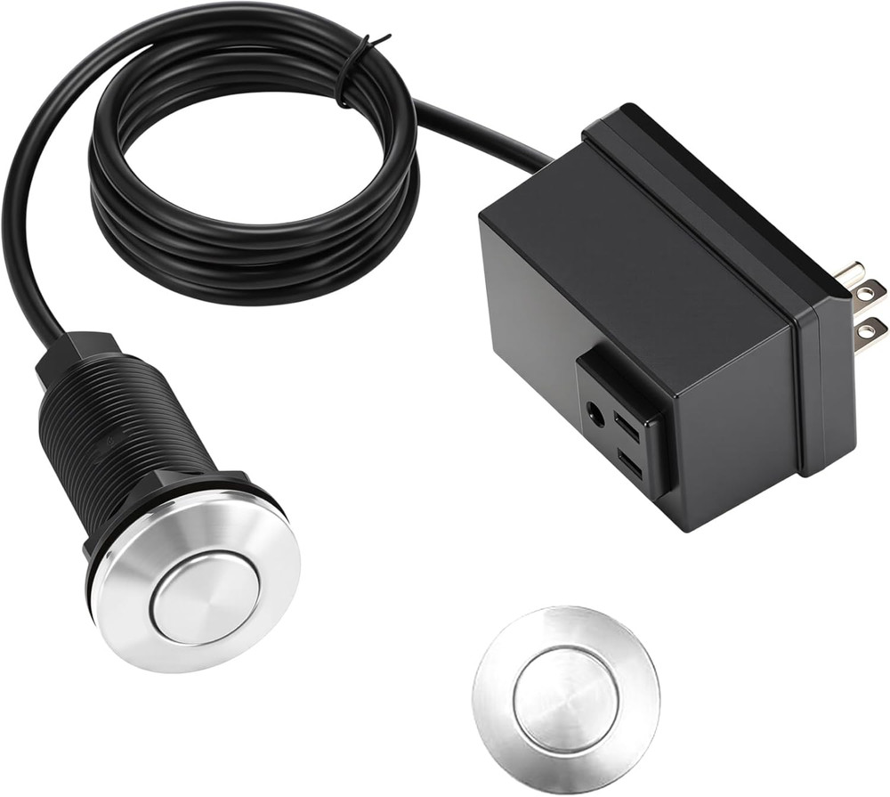 Garbage Disposal Air Switch Kit Wireless Sink Top Garbage Disposal Button Stainl