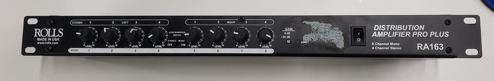 Rolls RA163 8-Channel Distribution Amplifier