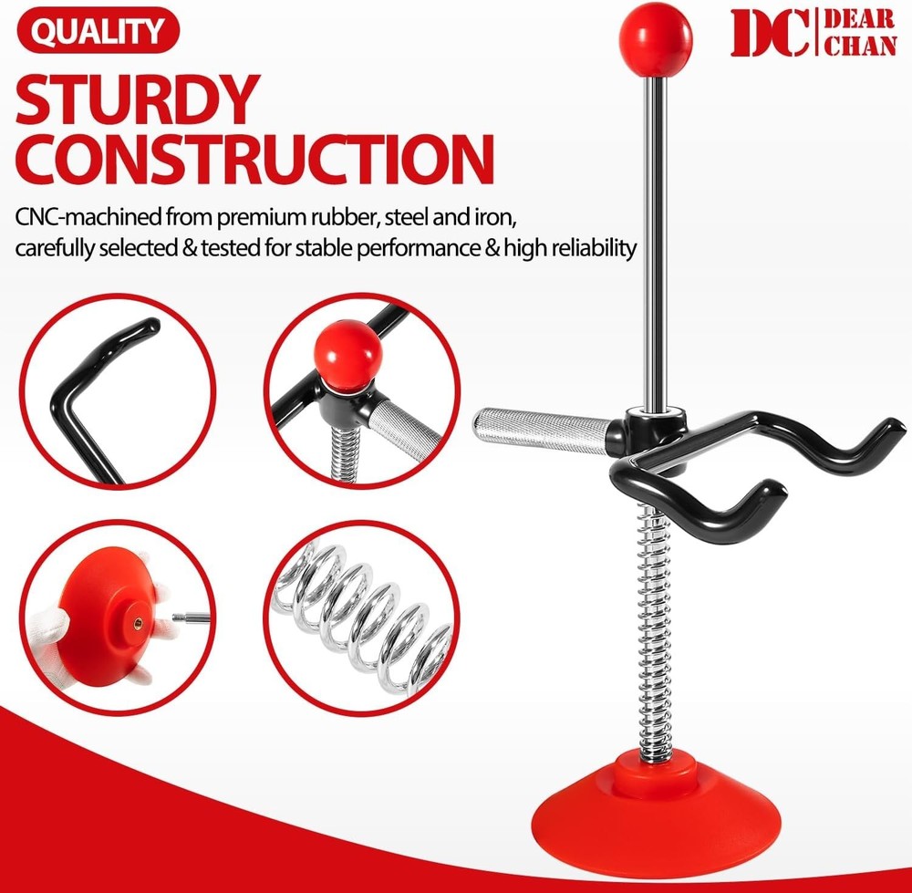 Effortless One-Hand Operation Steering Wheel Lock for Vehicle Alignment