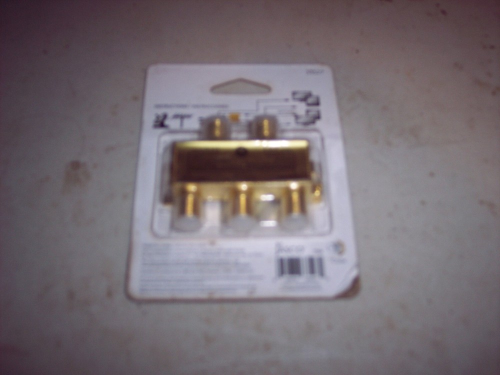 GE PRO 4-way cable tv splitter