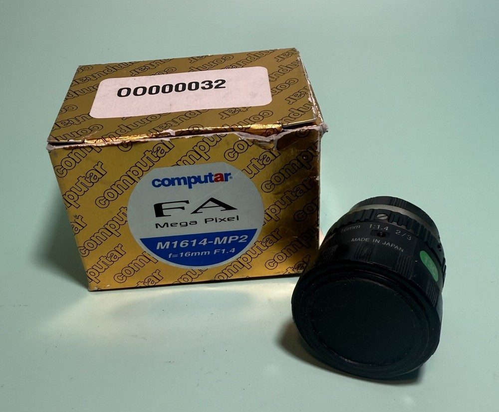 Computar FA Mega pixel M1614-MP2 Machine Vision Camera Lense f=16mm F1.4