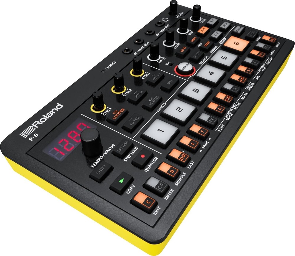Roland AIRA Compact P-6 CREATIVE SAMPLER Beat Machine Japan New