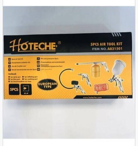 Airbrush Compressed Air Compressor Accessory Kit 5pcs Blowing Hotels