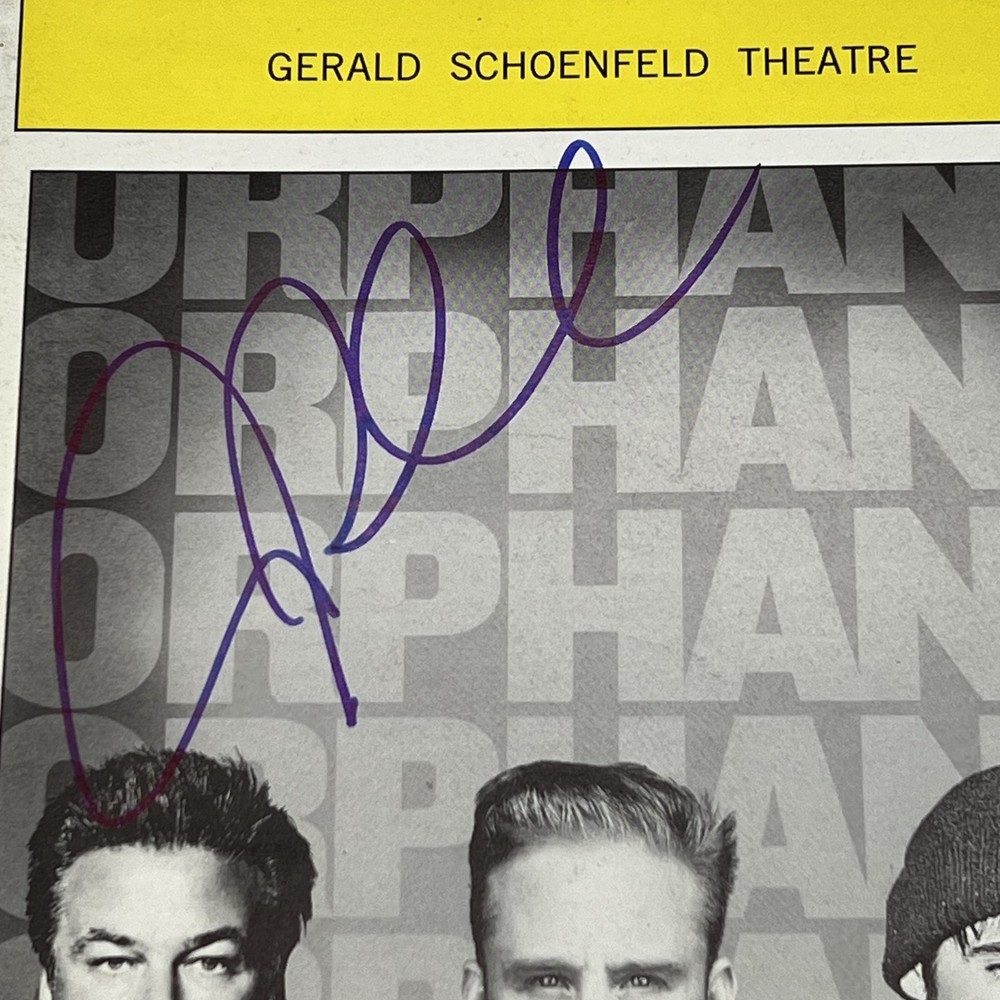 Alec Baldwin Signed "Orphans" PLAYBILL PSA/DNA Autographed Actor