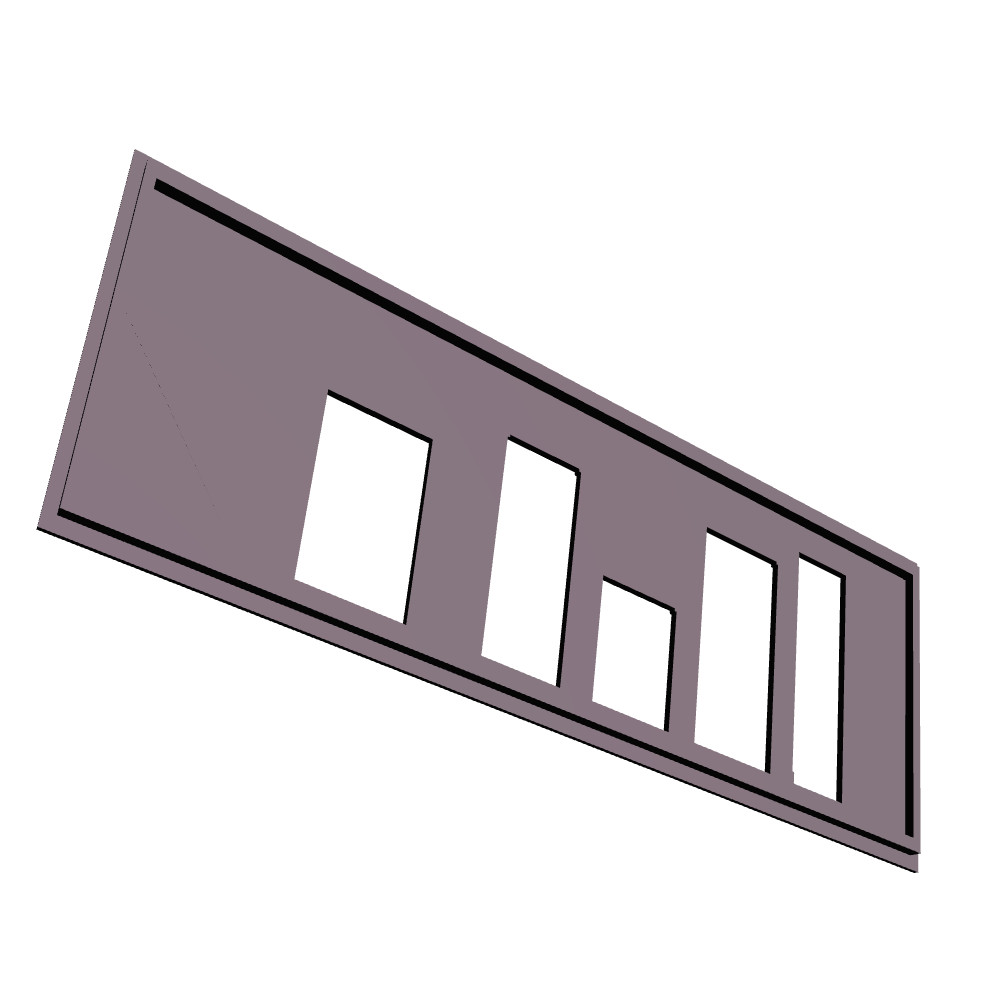 Asus A320i-k I/O Shield, 3D Printed, IO Backplate