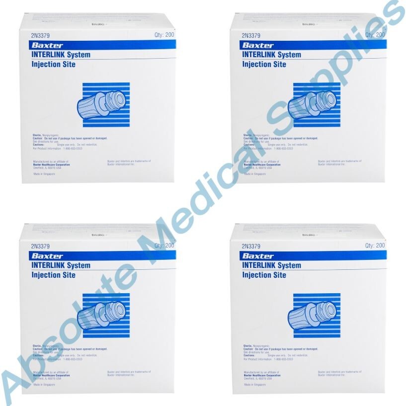*800-Pieces* Baxter Interlink System Sterile 2N3379