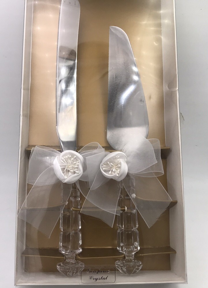 Beverly Clark Cake Knife & Server Set Wedding Collection 2pc