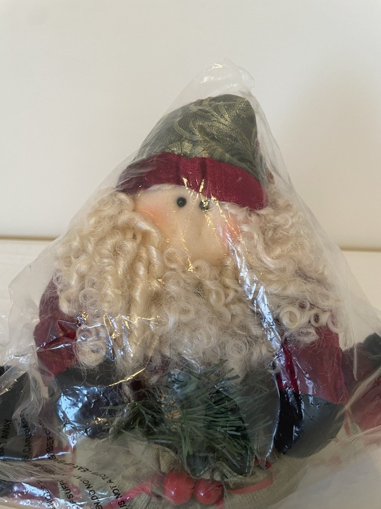 Foreside Plush Santa Door Stop