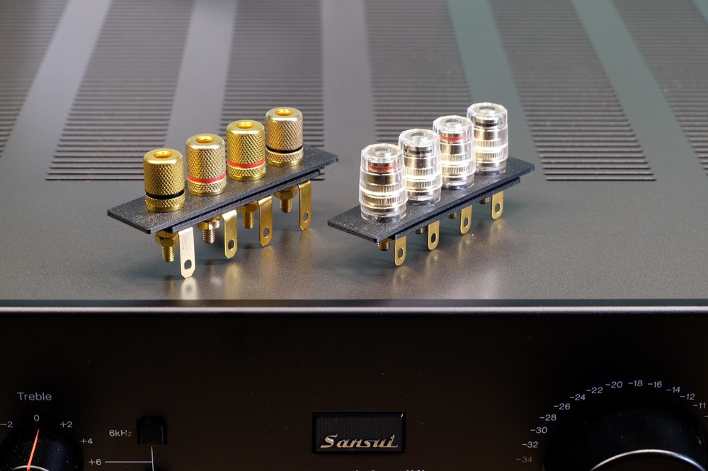 Sansui 5000A speaker terminal upgrade kit