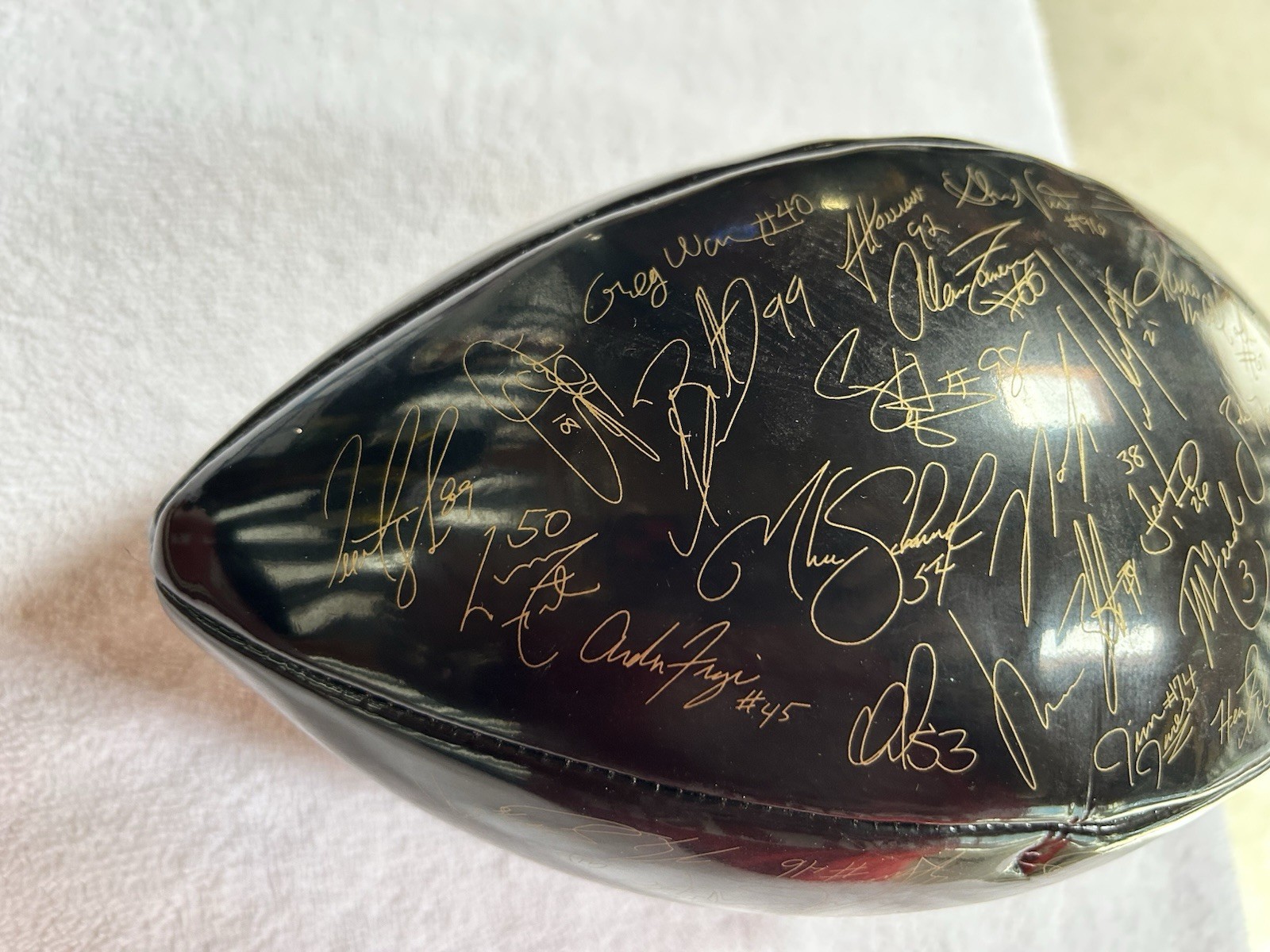 2005 TEAM SIGNED STEELERS FOOTBALL