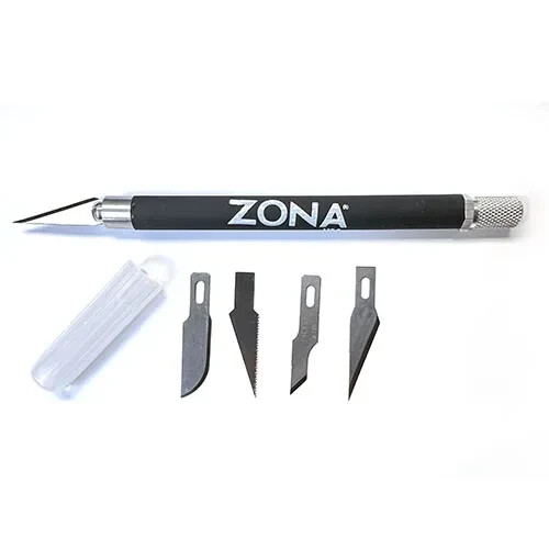 Soft Grip Hobby Knife with Blades