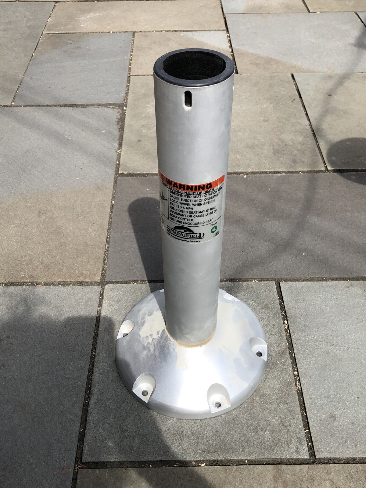 Springfield boat SEAT Pedestal