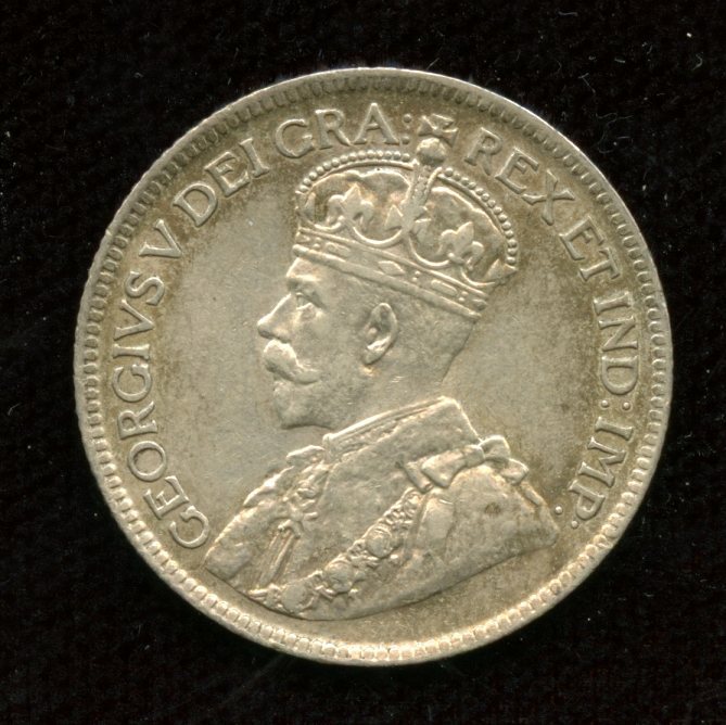 1917c Newfoundland Twenty-Five Cents - AU Condition