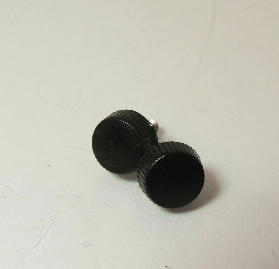 (2) Boss Replacement Thumb Screws for Compact Effects Pedals Thumbscrew BLACK