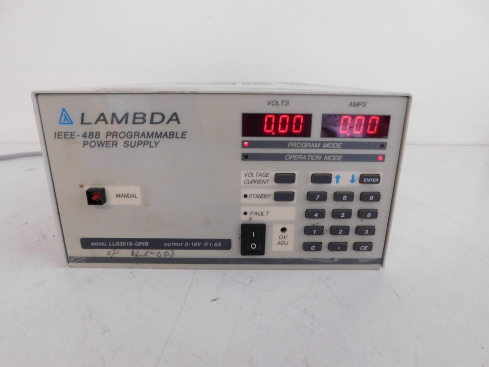 LAMBDA IEEE-488 LLS3018 PROGRAMMABLE POWER SUPPLY (LWP64)